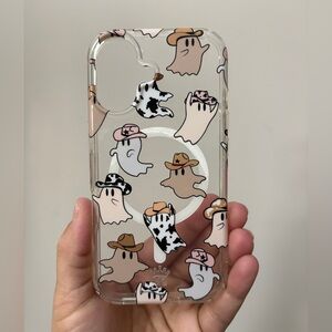 iPhone 16 Cowboy Ghosts MagSafe Case EUC 6.1”